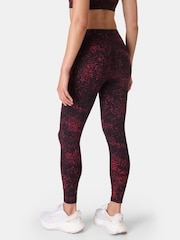 Sweaty Betty Red Full Length Power Workout Leggings - Image 2 of 9