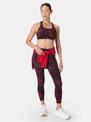 Sweaty Betty Red Full Length Power Workout Leggings - Image 4 of 9
