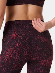 Sweaty Betty Red Full Length Power Workout Leggings - Image 7 of 9