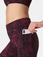 Sweaty Betty Red Full Length Power Workout Leggings - Image 8 of 9