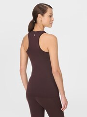 Sweaty Betty Brown Athlete Seamless Workout Tank Top - Image 2 of 6