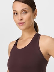Sweaty Betty Brown Athlete Seamless Workout Tank Top - Image 4 of 6