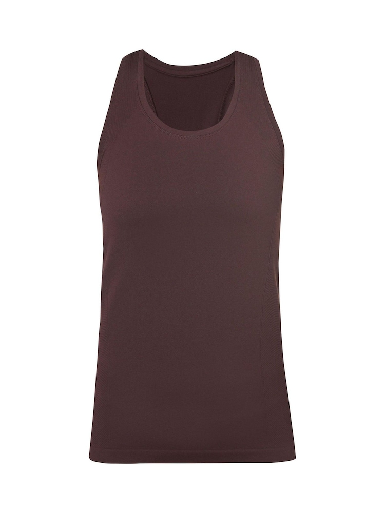 Sweaty Betty Brown Athlete Seamless Workout Tank Top - Image 6 of 6