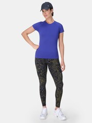 Sweaty Betty Blue Athlete Seamless Workout T-Shirt - Image 5 of 7
