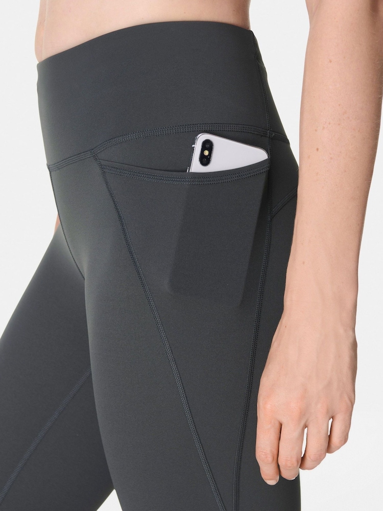 Sweaty Betty Grey 30 inch inside seam Power 30" Bootcut Workout Trousers - Image 2 of 9