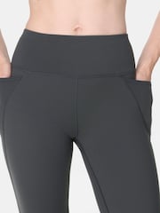 Sweaty Betty Grey 30 inch inside seam Power 30" Bootcut Workout Trousers - Image 4 of 9