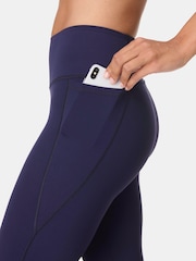 Midnight Navy Blue - Sweaty Betty Ultimate Studio Flare Trousers - Imagen 2 de 7