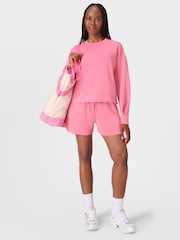 Sweaty Betty Pink Sand Wash CloudWeight Sweatshirt - Image 3 of 7