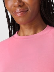 Sweaty Betty Pink Sand Wash CloudWeight Sweatshirt - Image 5 of 7