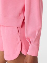 Sweaty Betty Pink Sand Wash CloudWeight Sweatshirt - Image 6 of 7