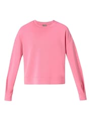 Sweaty Betty Pink Sand Wash CloudWeight Sweatshirt - Image 7 of 7