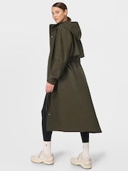 Sweaty Betty Green Motion Technical Longline Parka - Image 2 of 8