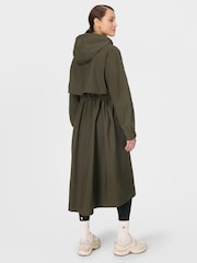 Sweaty Betty Green Motion Technical Longline Parka - Image 3 of 8