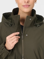Sweaty Betty Green Motion Technical Longline Parka - Image 4 of 8