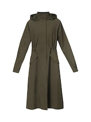 Sweaty Betty Green Motion Technical Longline Parka - Image 8 of 8