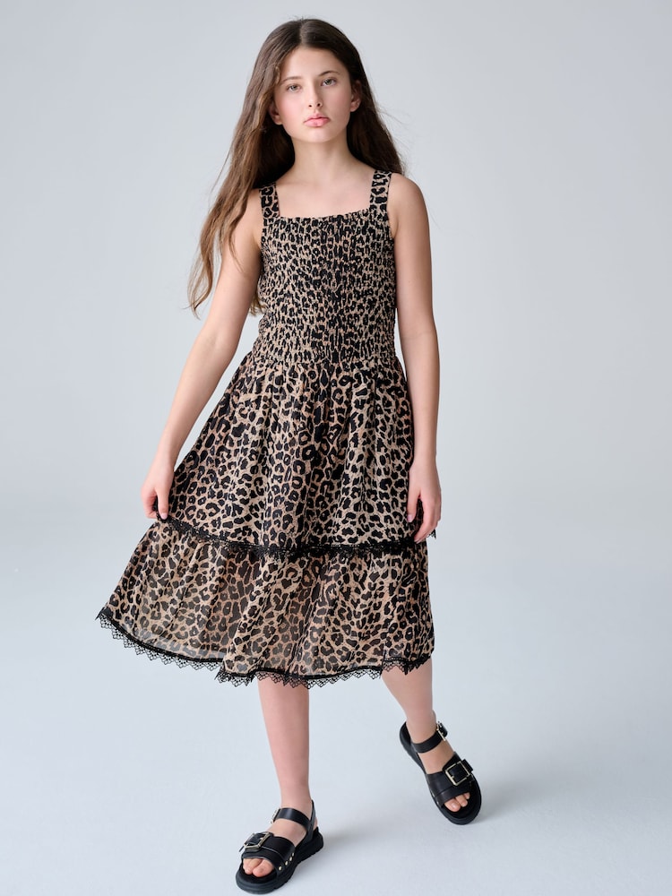 smALLSAINTS Shirred Tiered Dress - Imaginea 1 din 14