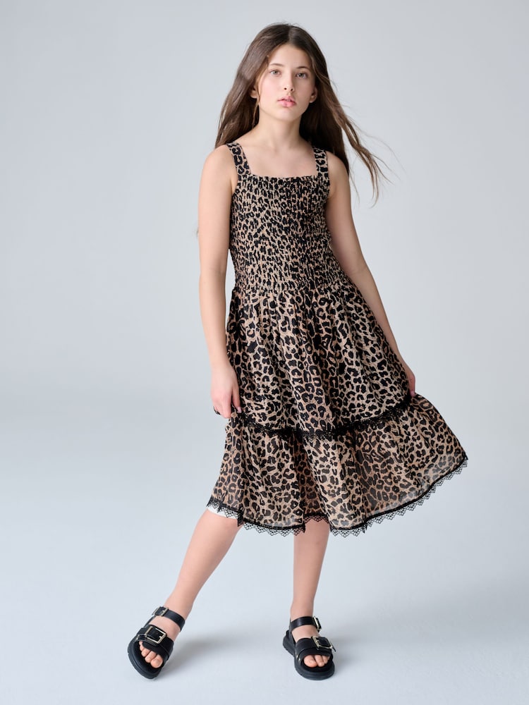 smALLSAINTS Shirred Tiered Dress - Imaginea 2 din 14