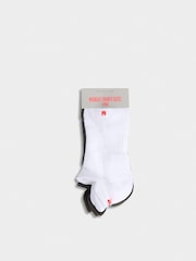 Sweaty Betty Green Workout Trainers Socks 3 Pack - Image 2 of 3