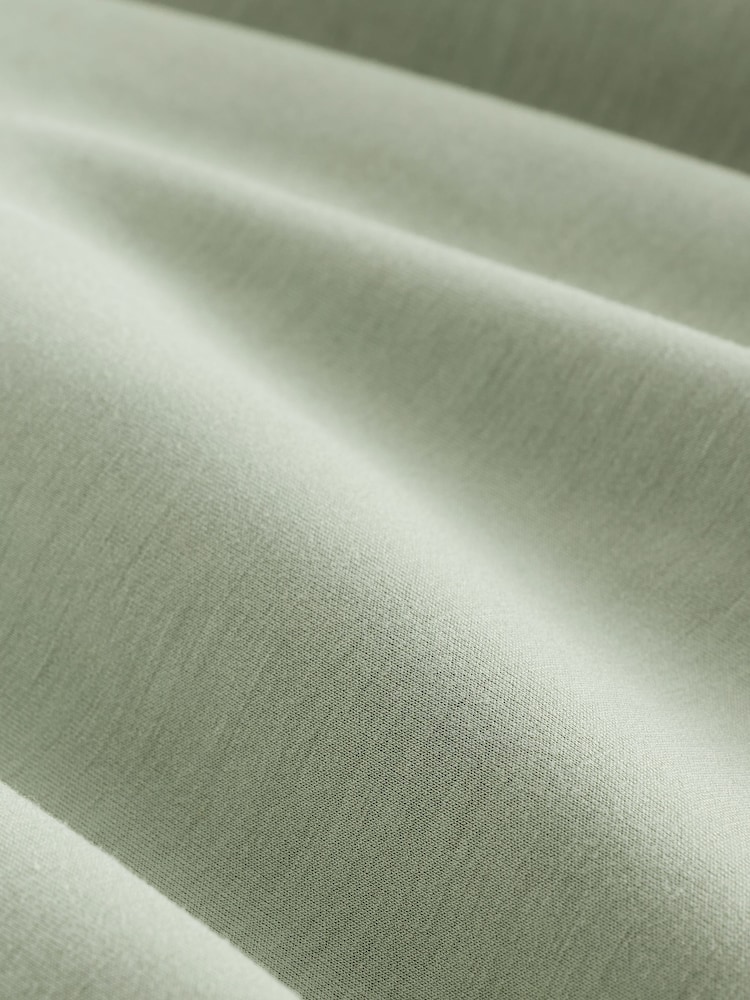 Sage Green Slinky Wide Leg Trousers - Image 9 of 9