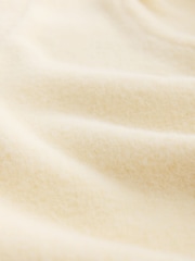 צהוב - קרדיגן מפנק עם שרוולים קצרים וכפתורי לב - תמונה 8 מתוך 8