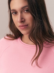 荧光粉色 - Compact Cosy Short Sleeve Top - 7的图像4｝