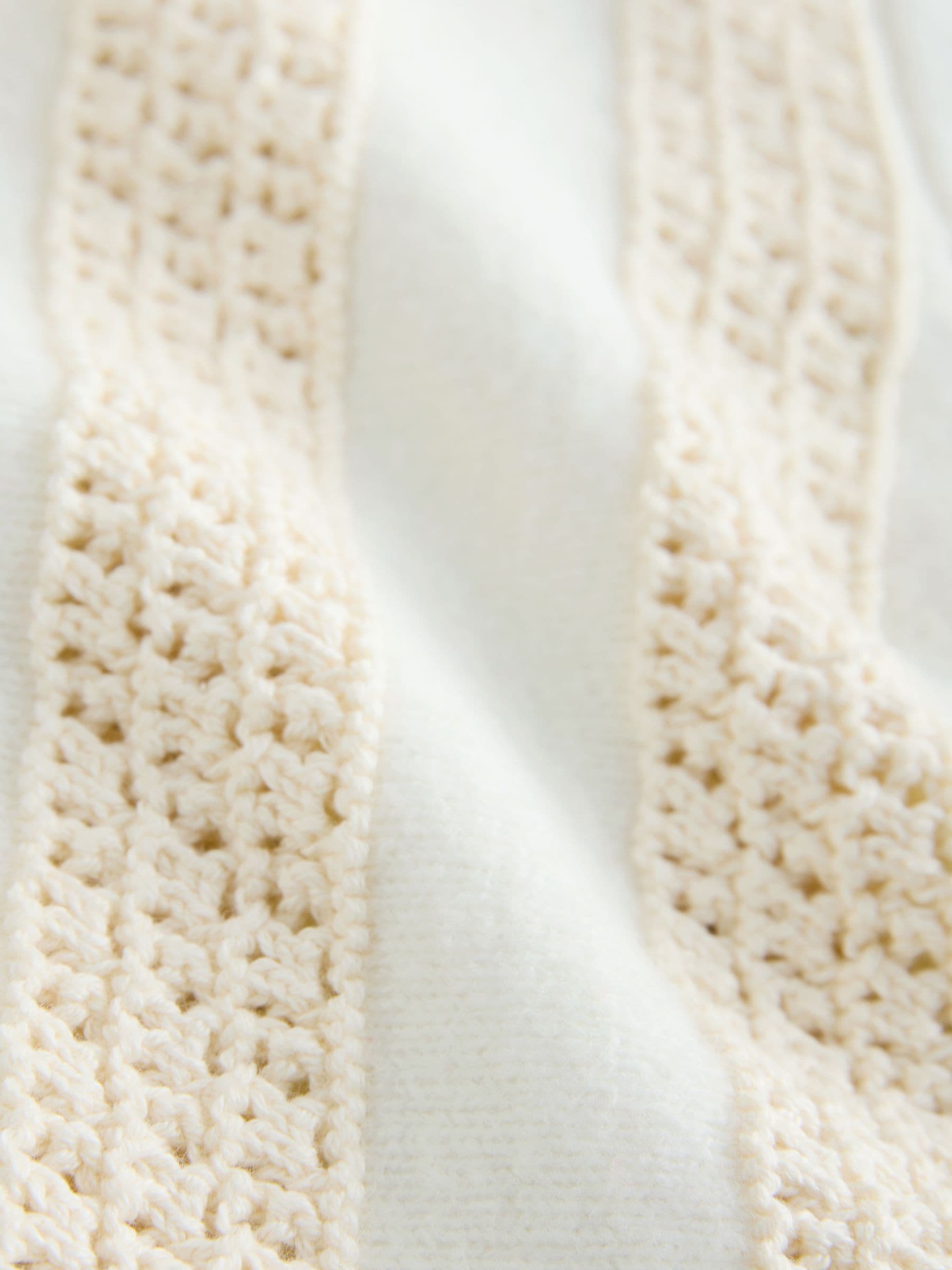 Buy Ecru Crochet Tie Cardigan from Next Singapore
