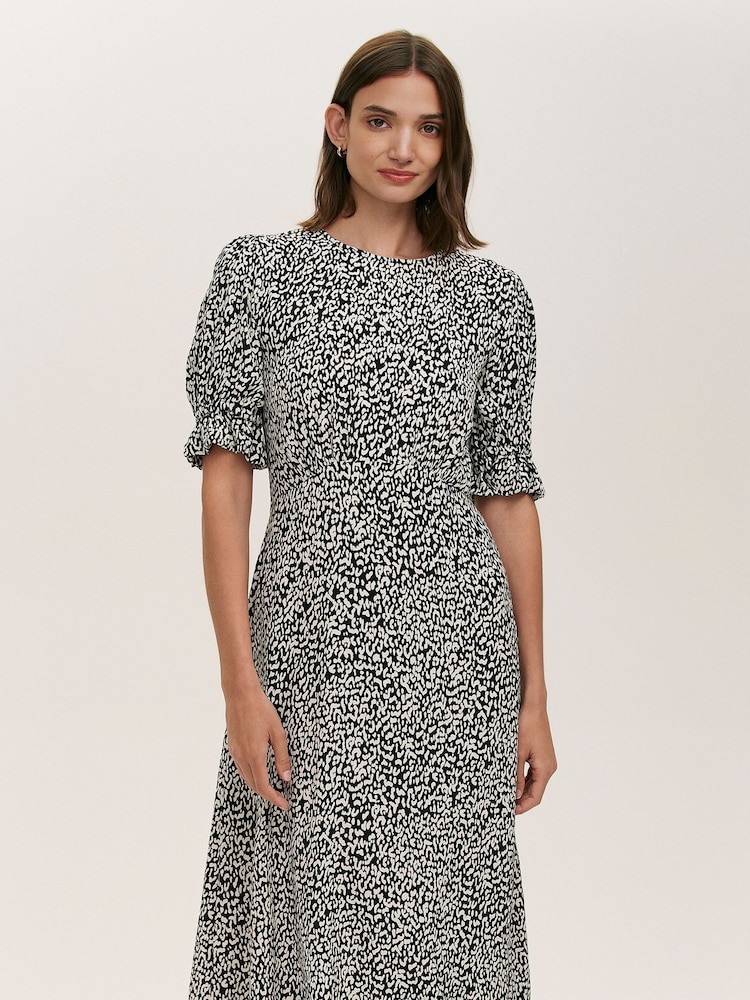 Finery Black Mela Dress - Image 2 of 4 Finery Black Mela Dress - Image 2 of 4