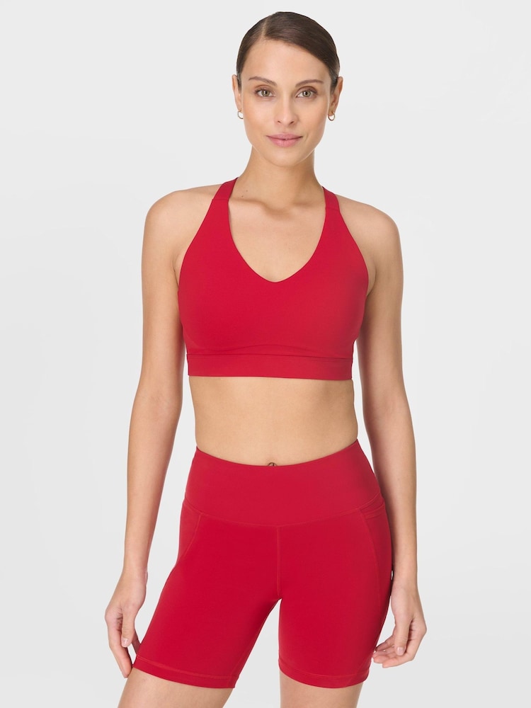 Sweaty Betty Red Power Pulse Bra - Image 1 of 6 Sweaty Betty Red Power Pulse Bra - Image 1 of 6