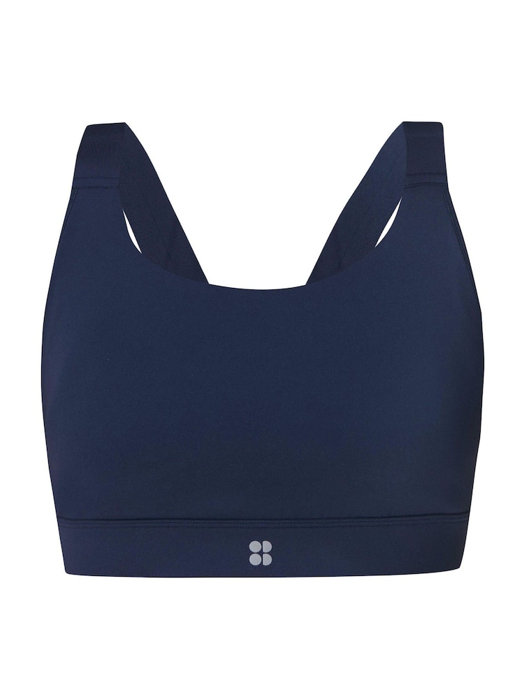 Azul marino - Sweaty Betty Medium Power Support Seam-Free Bra - Imagen 7 de 7
