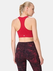 Sweaty Betty Red Stamina Seamless Sports Bra - Image 2 of 6