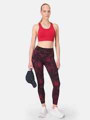 Sweaty Betty Red Stamina Seamless Sports Bra - Image 3 of 6