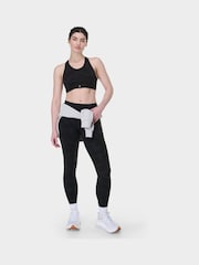 Sweaty Betty Ultra Black Camo Print Power High Impact Sports Bra - Image 4 of 7
