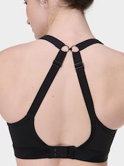 Sweaty Betty Ultra Black Camo Print Power High Impact Sports Bra - Image 6 of 7