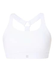 Sweaty Betty White Medium Power Support Seam-Free Bra - Image 7 of 7