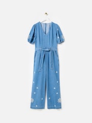 Oliver Bonas Embroidered Tie Waist Jumpsuit - Imagen 3 de 8