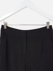 Oliver Bonas Black Cutwork Embroidered Wide leg Trousers - Image 5 of 8