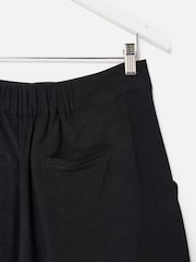 Oliver Bonas Black Cutwork Embroidered Wide leg Trousers - Image 8 of 8