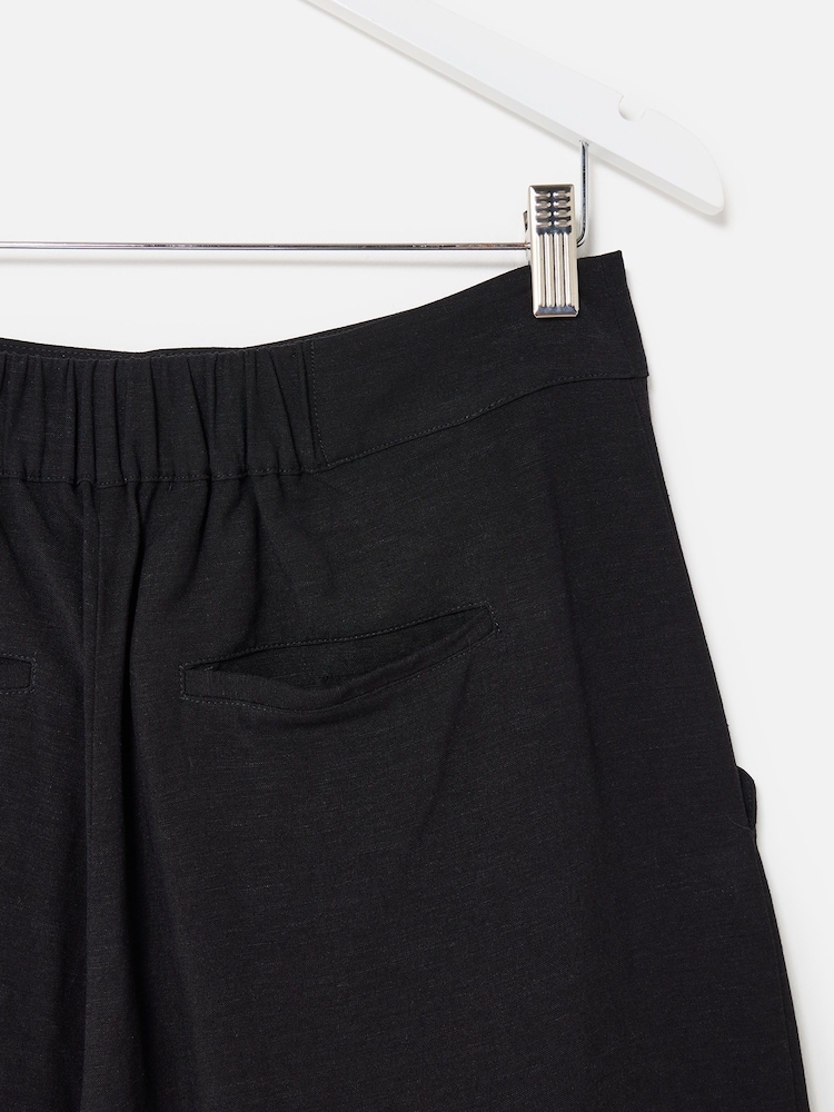 Oliver Bonas Black Cutwork Embroidered Wide leg Trousers - Image 8 of 8