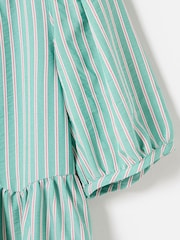 Vestido mini smock listrado Oliver Bonas - Imagem 8 de 8