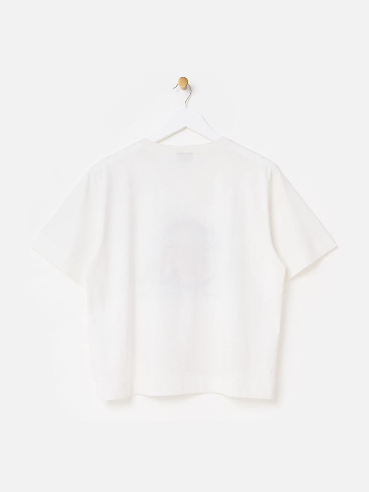 Oliver Bonas White Bon Appetit Fruit Graphic Print T-Shirt - Image 2 of 5