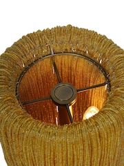 Libra Interiors Gold Draper Beaded Glass Table Lamp - Image 4 of 5