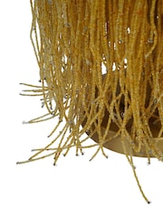 Libra Interiors Gold Draper Beaded Glass Table Lamp - Image 5 of 5