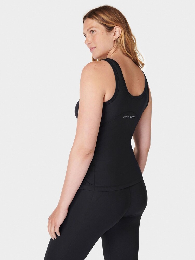 Preto - Sweaty Betty Maternity All Day Tank Top - Imagem 2 de 8