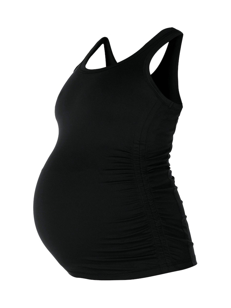 Sweaty Betty Black Maternity All Day Tank Top - Image 8 of 8 Sweaty Betty Black Maternity All Day Tank Top - Image 8 of 8