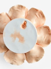 Set of 3 Multi Ceramic Delicate Flower Wall Art Plaques - Image 5 of 5