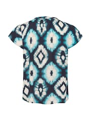 Cream Multi CRTiah Tie Neck Blouse - Image 5 of 5