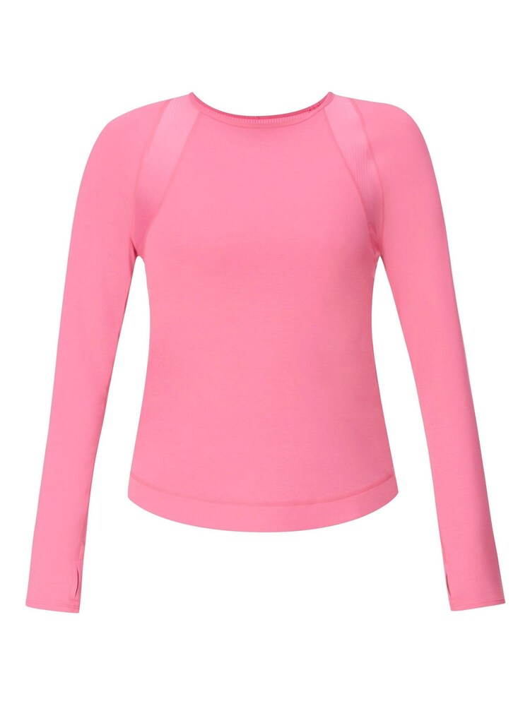 Sweaty Betty Pink Breathe Easy Mesh Long Sleeve Top - Image 7 of 7 Sweaty Betty Pink Breathe Easy Mesh Long Sleeve Top - Image 7 of 7