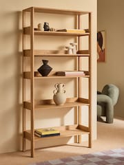 MADE.COM Oak Reeve Shelving Unit - Image 1 of 6