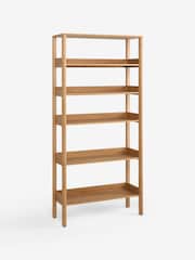 MADE.COM Oak Reeve Shelving Unit - Image 4 of 6