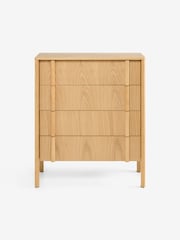 MADE.COM Oak Reeve 4 Drawer 4 Drawer Chest - Image 2 of 5